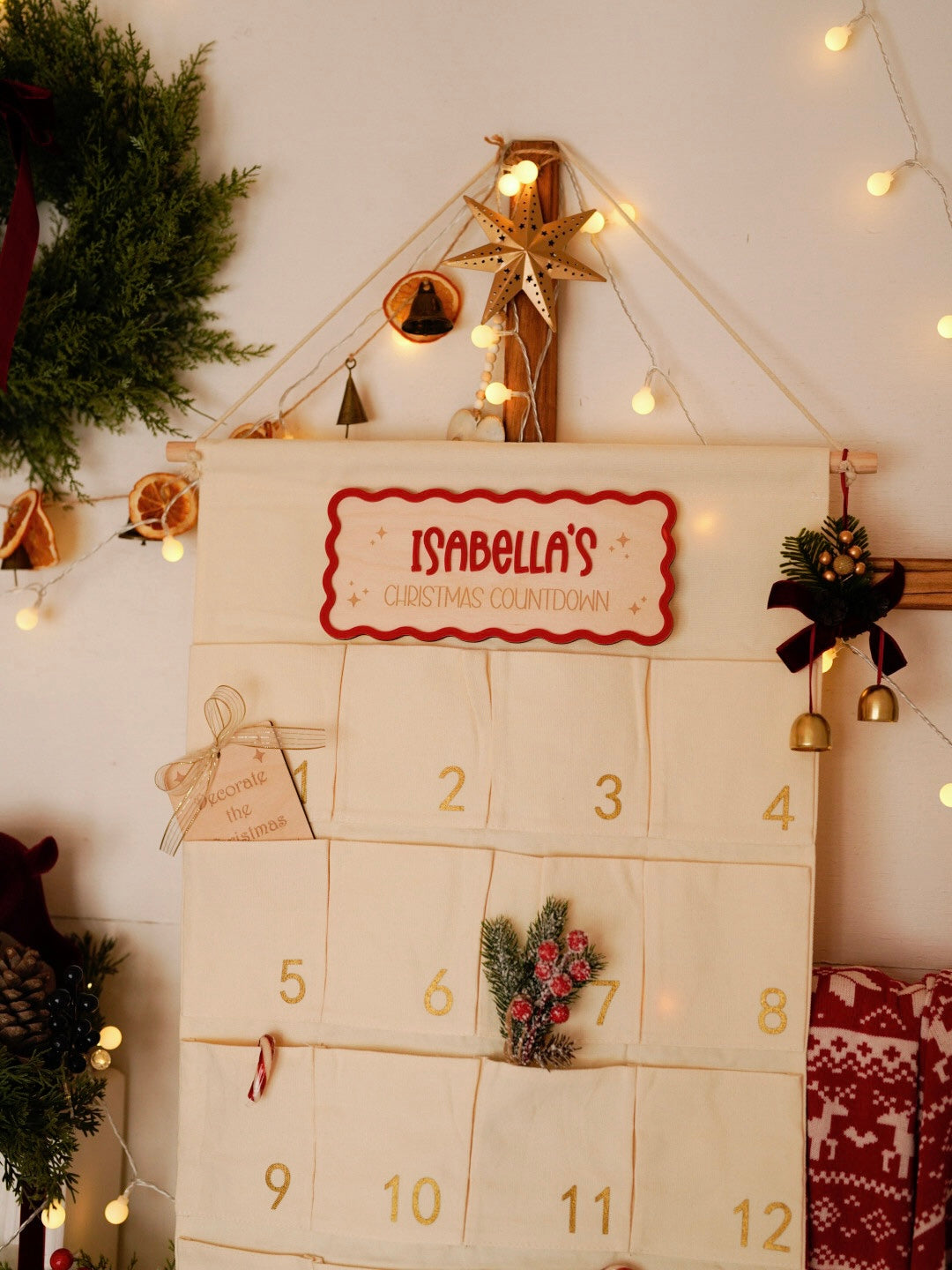 Personalised Christmas Advent Calendar