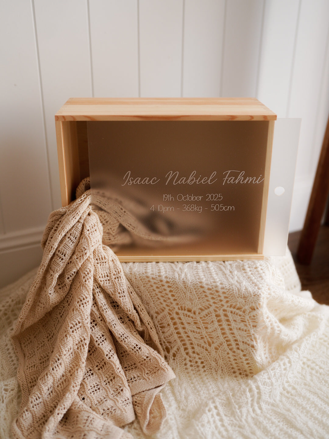 Personalised Baby Keepsake Box