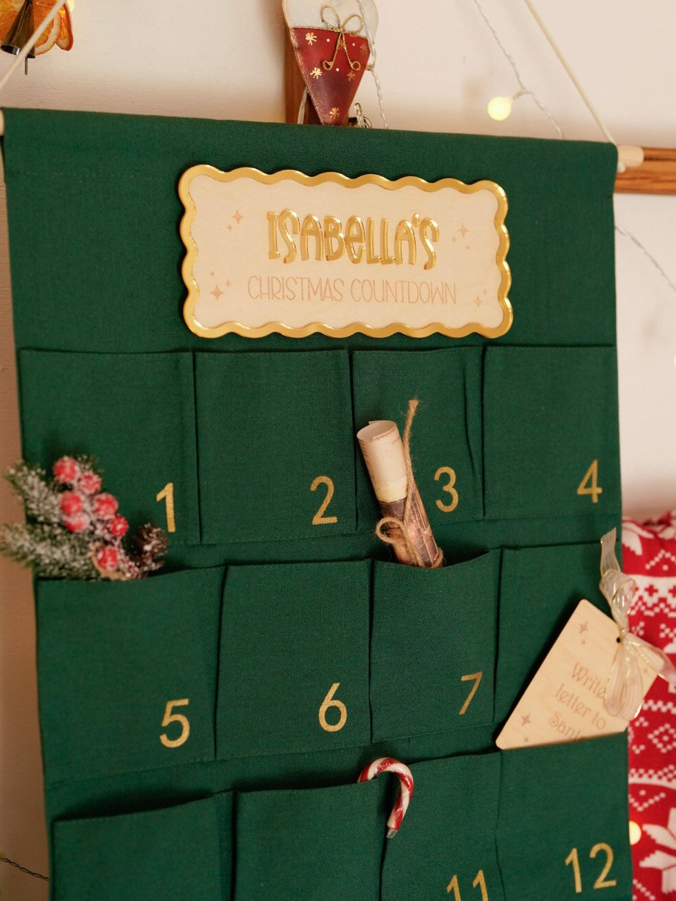 Personalised Christmas Advent Calendar