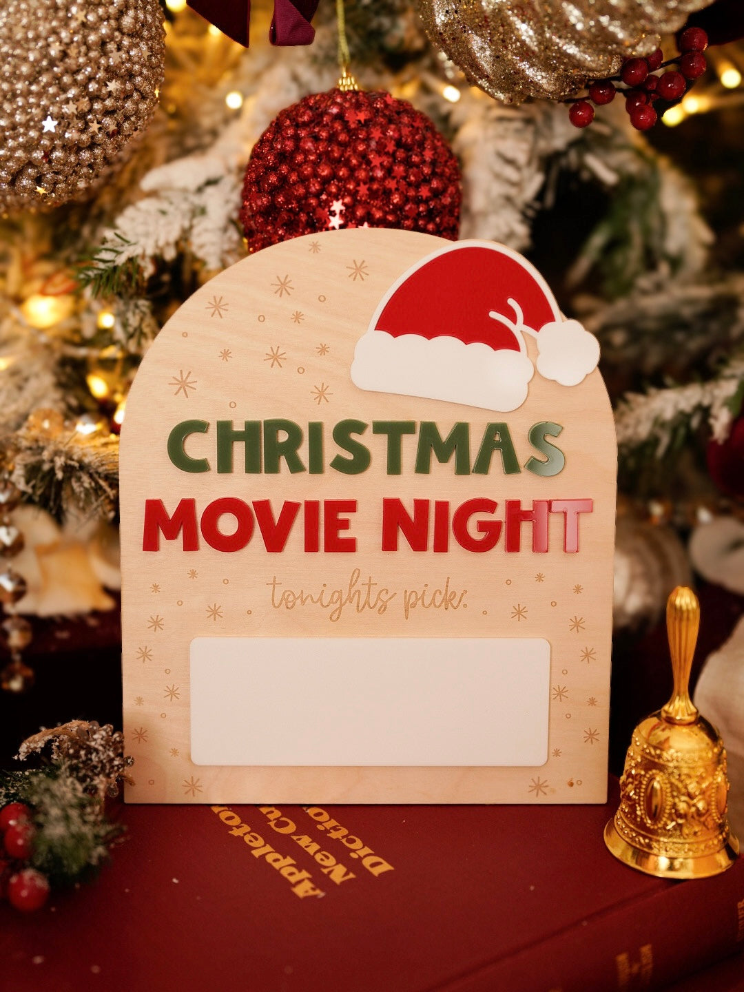 Christmas Movie Night Sign