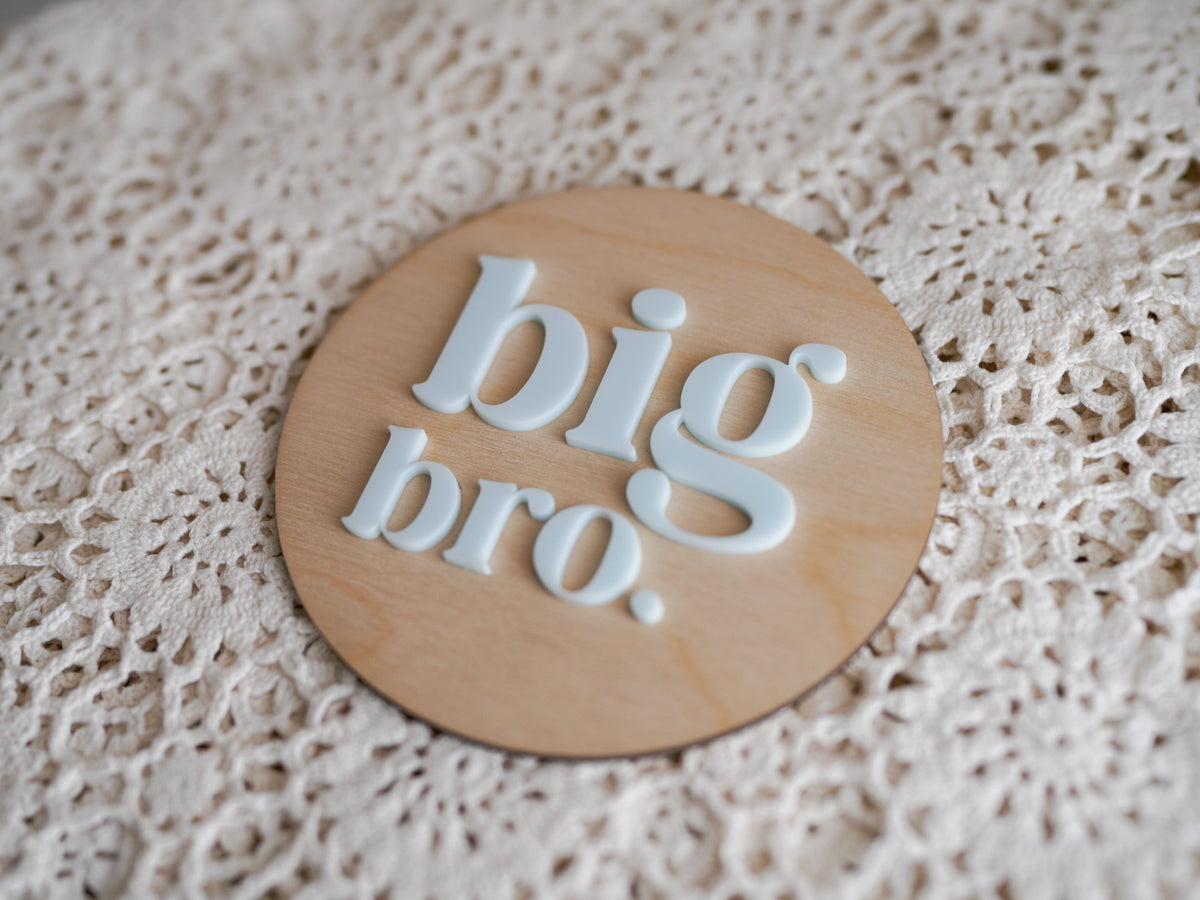 Sibling Announcement Plaque