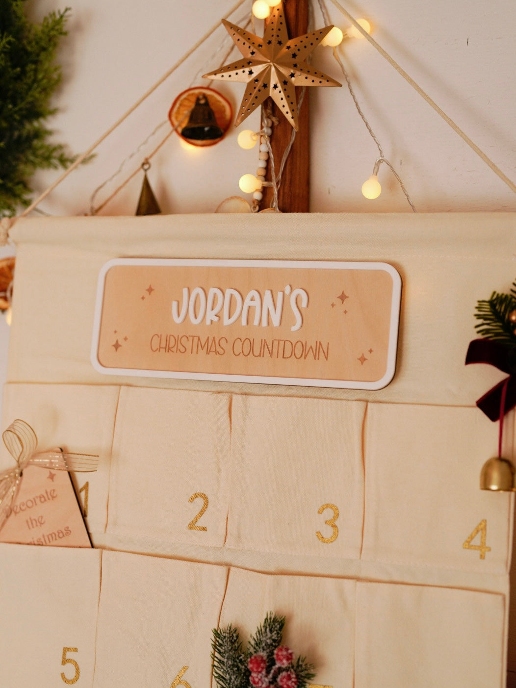 Personalised Christmas Advent Calendar