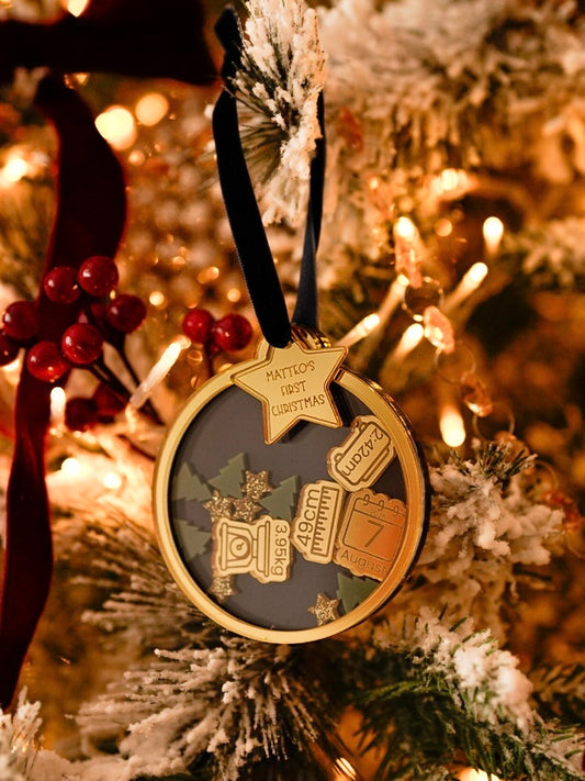 First Christmas Shaker Ornament