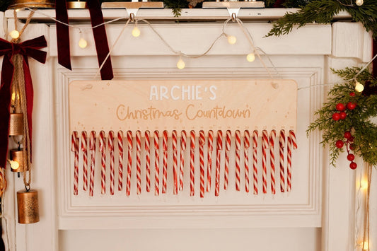 Candy Cane Advent Calender