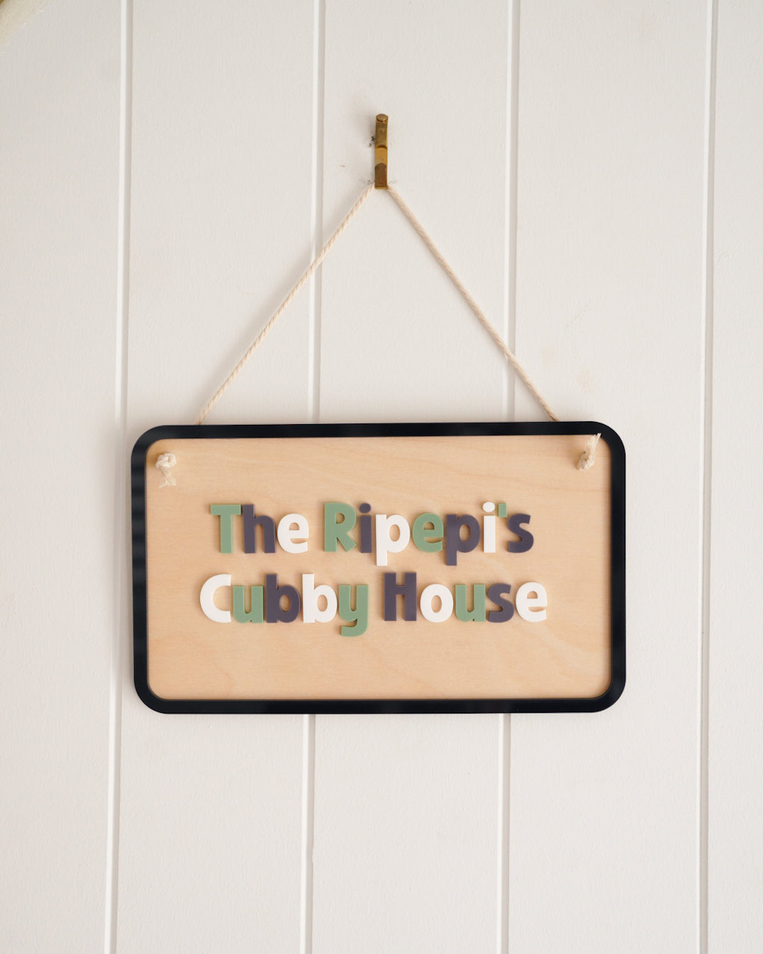 Hanging Cubby House Sign