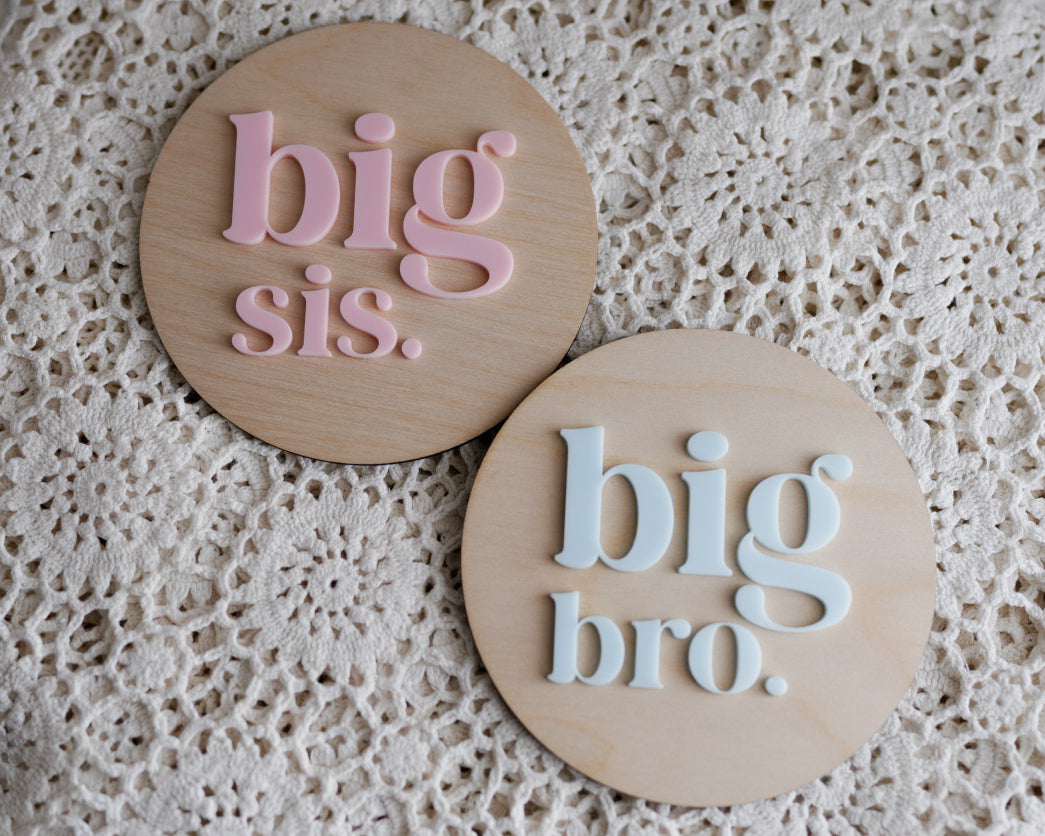 Sibling Announcement Plaque