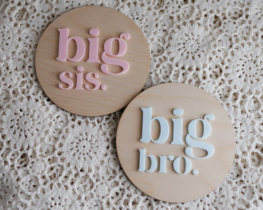 Sibling Announcement Plaque